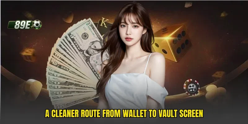 A cleaner route from wallet to vault screen
